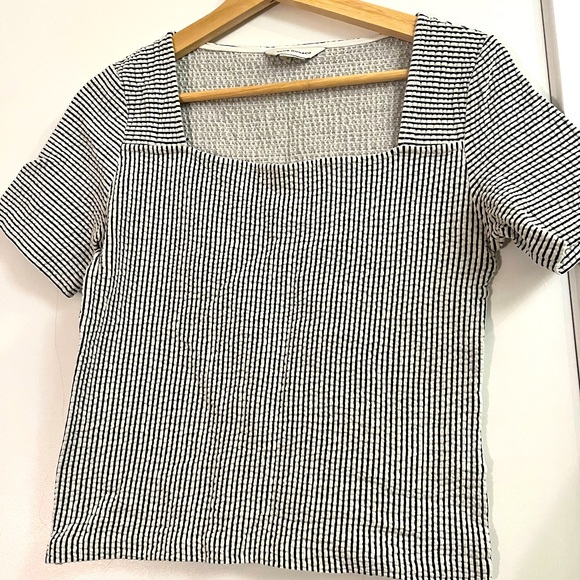 Club Monaco Striped Top - Picture 1 of 5